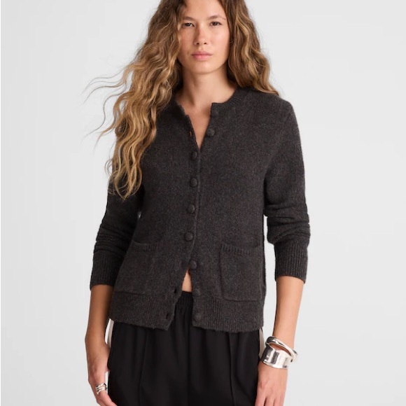 NWOT Madewell Patch-Pocket Cotton-Blend Cardigan- Small - Picture 2 of 3